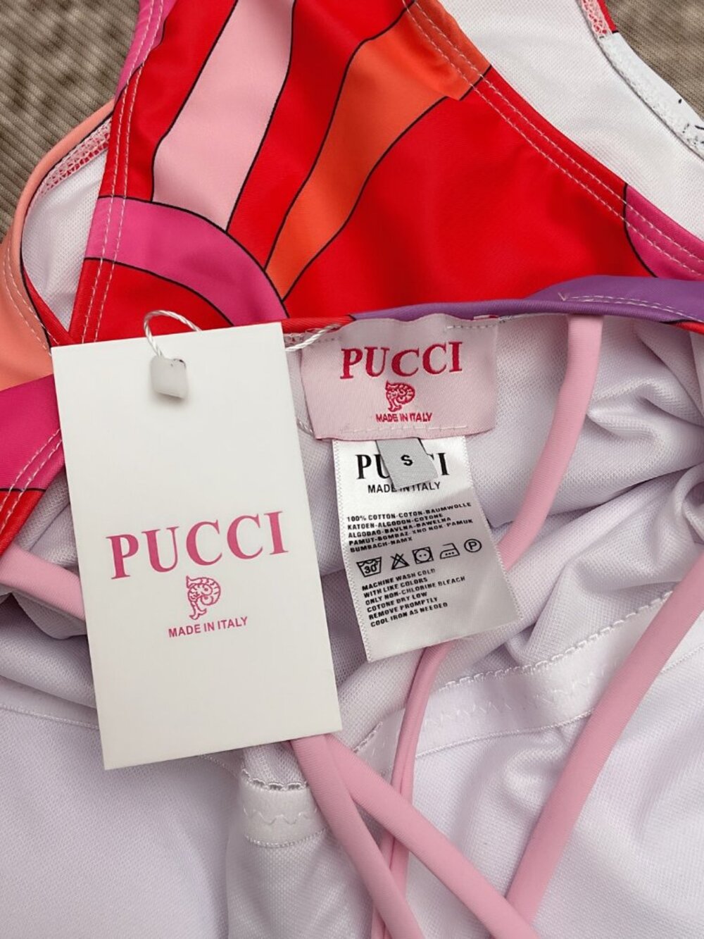 Emilio Pucci Pink One-Piece Bikini - Picture 4 of 9